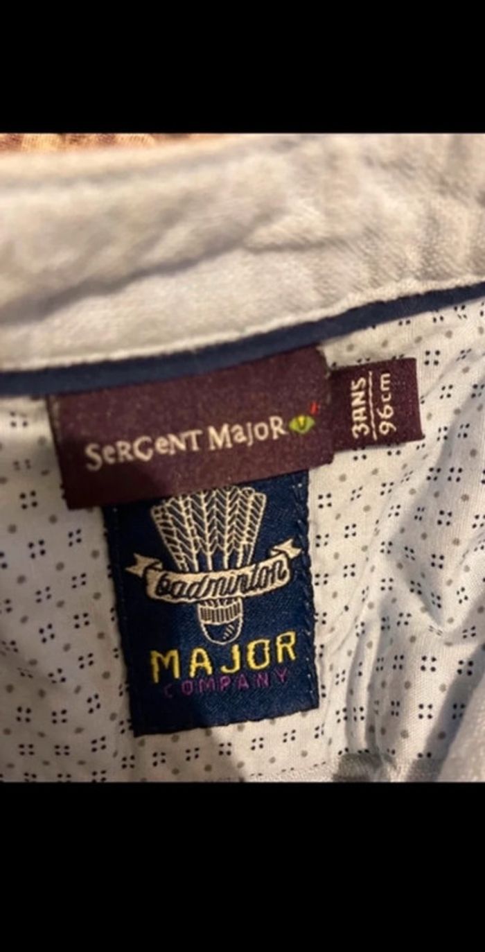 Sergent Major chemise taille 3 ans - photo numéro 5