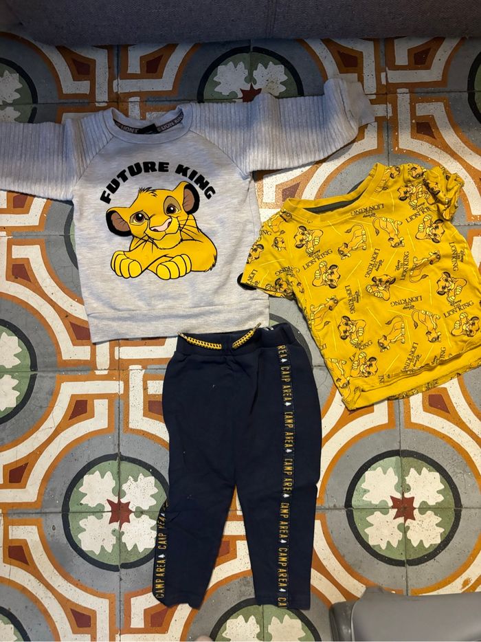 Lot vêtements le roi lion