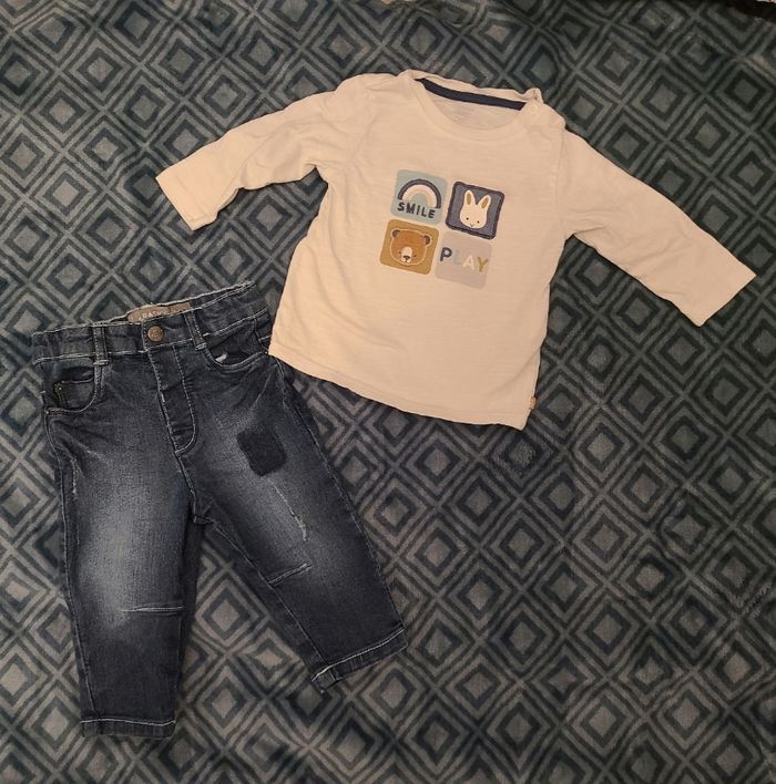 Jean t-shirt 6mois