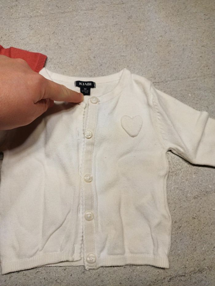 Lot de 2 gilets manches longues - photo numéro 3
