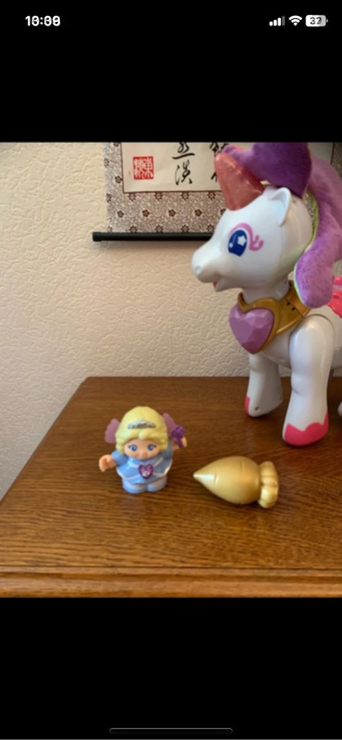 Poney Licorne Little People Fisher Price – Interactif – Très bon état - photo numéro 5