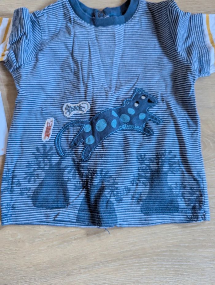 Ensemble t-shirt et pantalon Catimini 6 mois - photo numéro 2