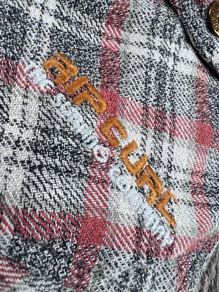 Chemise à Carreaux Rip Curl Grise et Orange Taille M - photo numéro 9