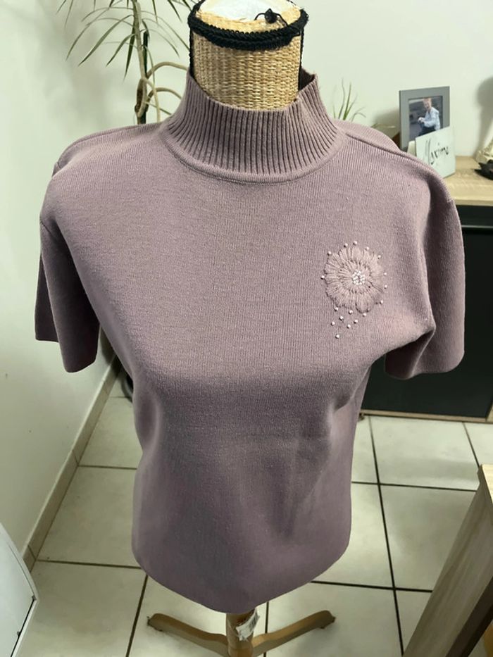 Pull manches courtes claire delandes 42/44 - photo numéro 1