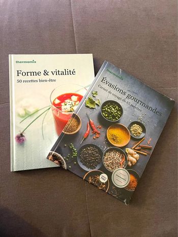 Lot de 2 livres thermomix neufs 🌿