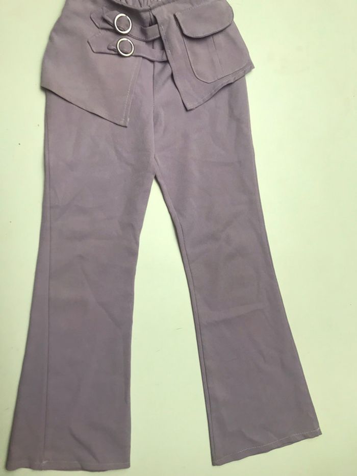 Pantalon violet fille - photo numéro 2