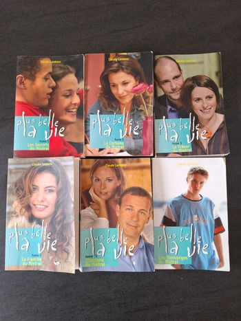 Lot de 6 romans Plus belle la vie en bon état