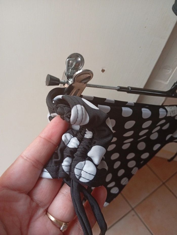 Tankini 4XL Noir et Blanc - photo numéro 3