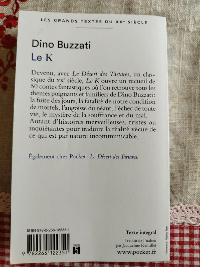 Le K. Dino Buzzati. - photo numéro 2