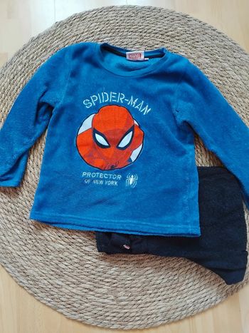 Pyjama chaud et doux Spiderman, 8 ans