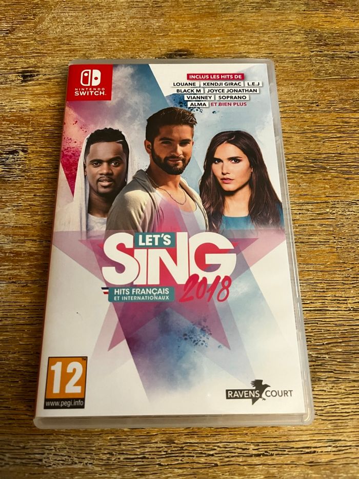 Jeu switch Let’s sing 2018