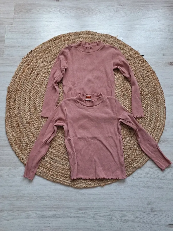 Lot de sous-pull rose TAO 8 ans 128 cm