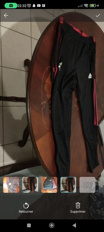 bas de jogging adidas très peu porté