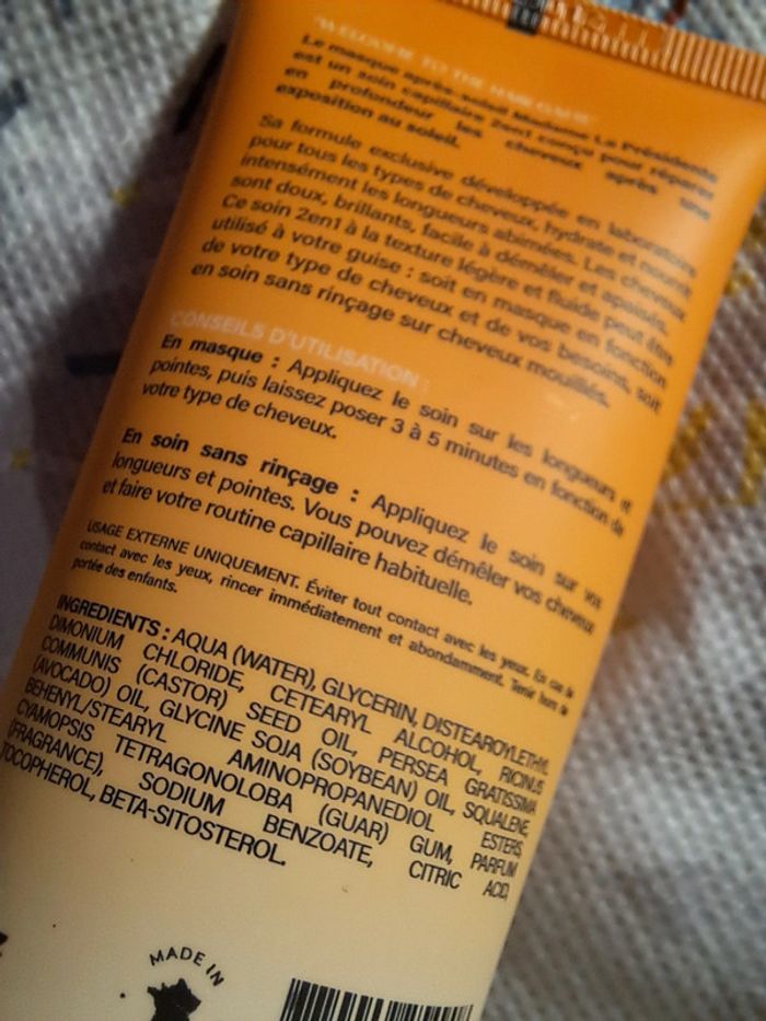 Masque cheveux apres-soleil - photo numéro 5
