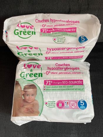 Couches Love & Green taille 5