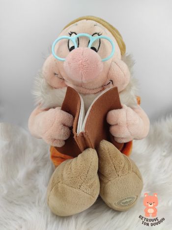 Peluche Prof Blanche Neige et les 7 nains Disney Store