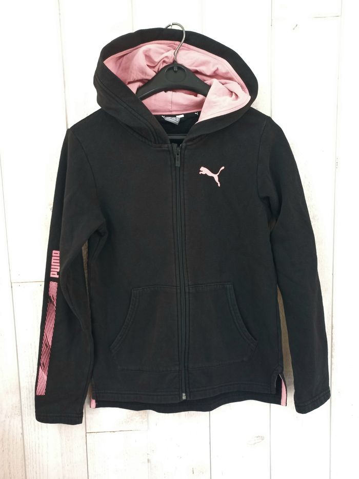 Sweat zippé à capuche fille 14 ans