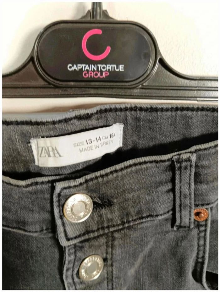 C19 jeans noir Zara 13-14 ans - photo numéro 3