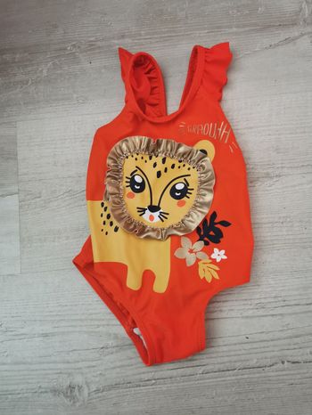 Maillot de bain 18 mois lion