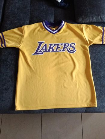 Tee shirt  jaune lakers de grunge
