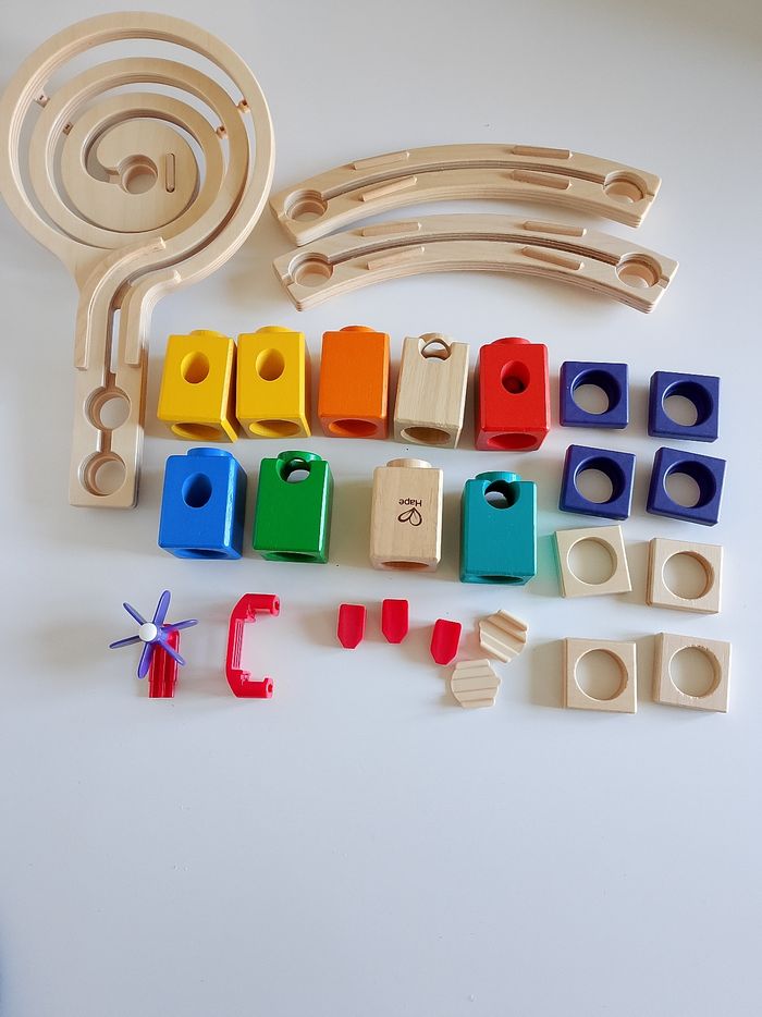 Quadrilla marble run construction E 6021 Hape complet - photo numéro 3