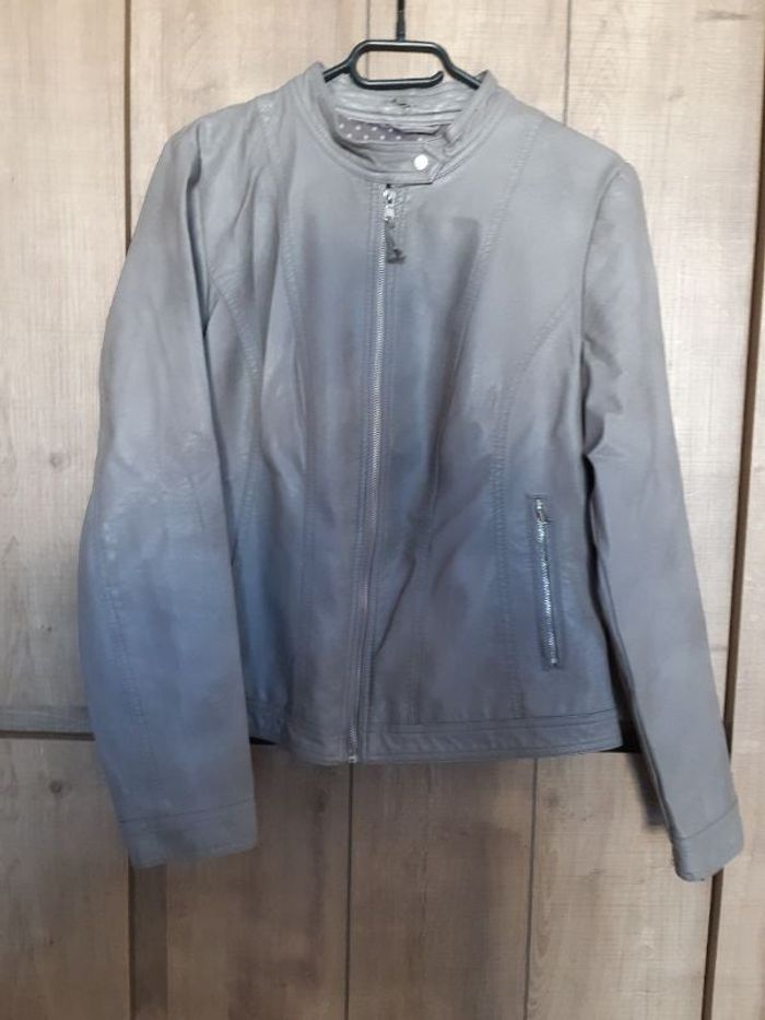 veste simili cuir