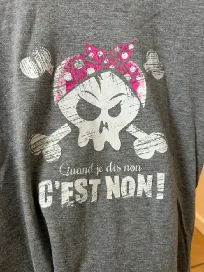 T-shirt Avomarks message - taille M - photo numéro 3