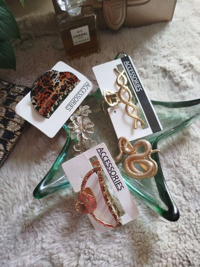 Lot Pinces et Barrettes cheveux Fashion