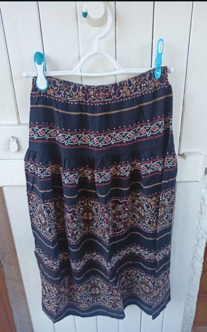 Jupe longue vintage afibel 36/38