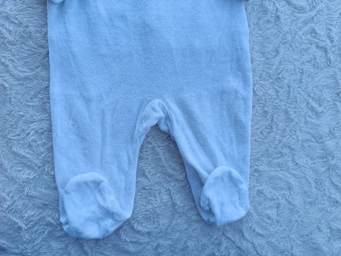 Pyjama grenouillère velours Mixte 3 mois promis je dors toute la nuit bébé rêve - photo numéro 4