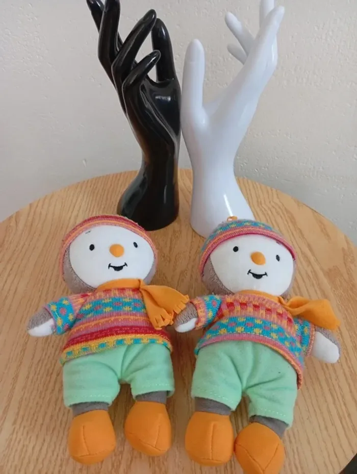 Lot peluches T'choupi 17cm très bon état dessin animé tchoupi et doudou - photo numéro 2