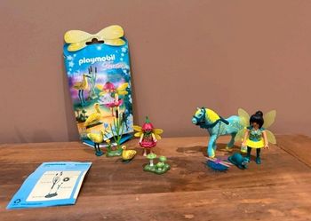 Playmobil set 9137 Fairy World Fée avec cheval et Playmobil set 9138 Fairy World Fée avec cigognes