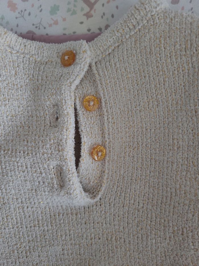 Robe biche dorée 12 mois - photo numéro 4