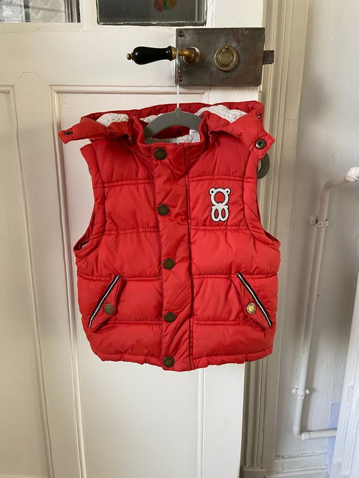 Manteau doudoune 3 en 1 capuche et manches amovibles - photo numéro 3