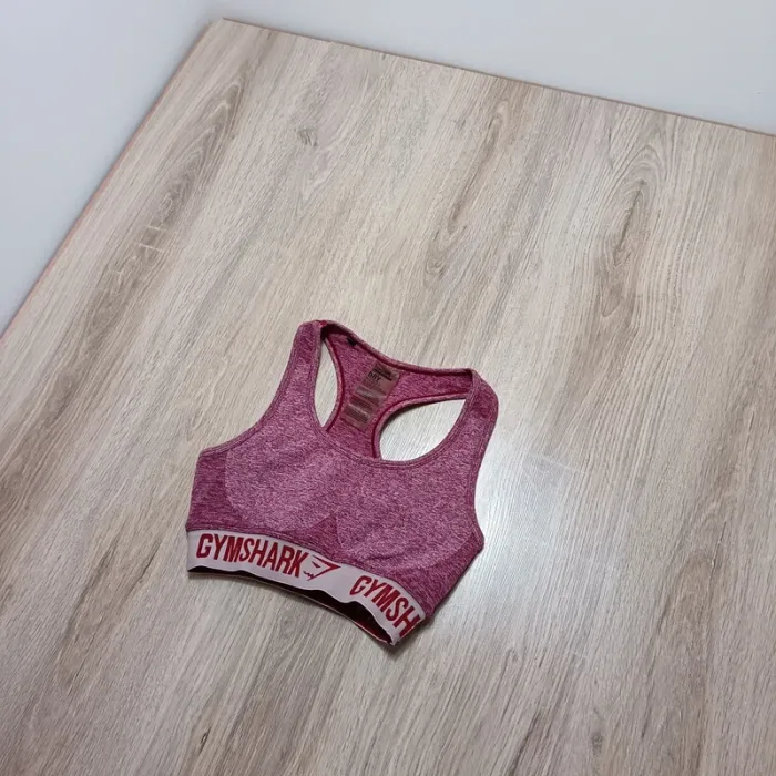 Brassière gymshark femme s hauts  rouge rose - photo numéro 2