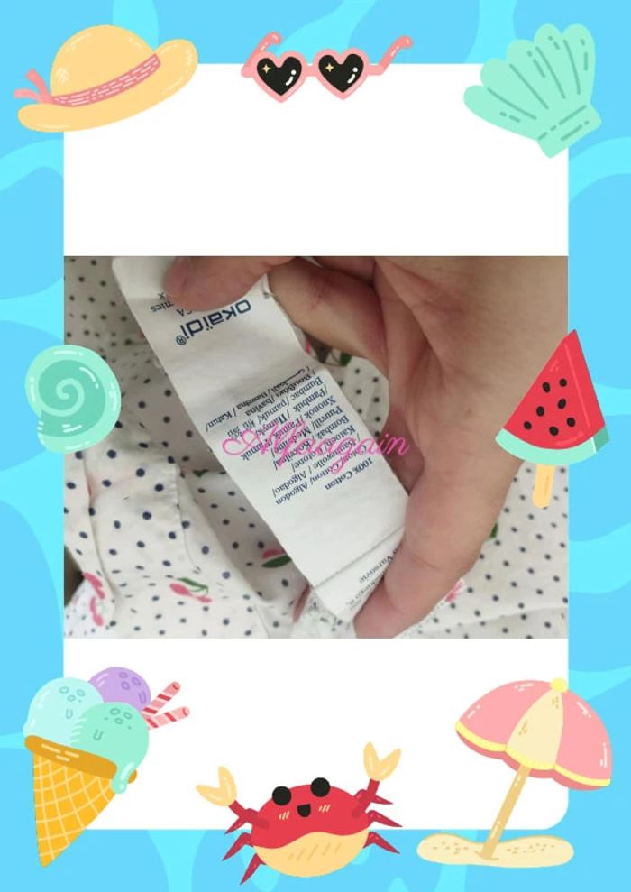 Pyjama okaidi 8ans été cerises - photo numéro 10