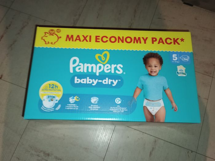 Couches Pampers Baby Dry taille 5 neuf - photo numéro 2
