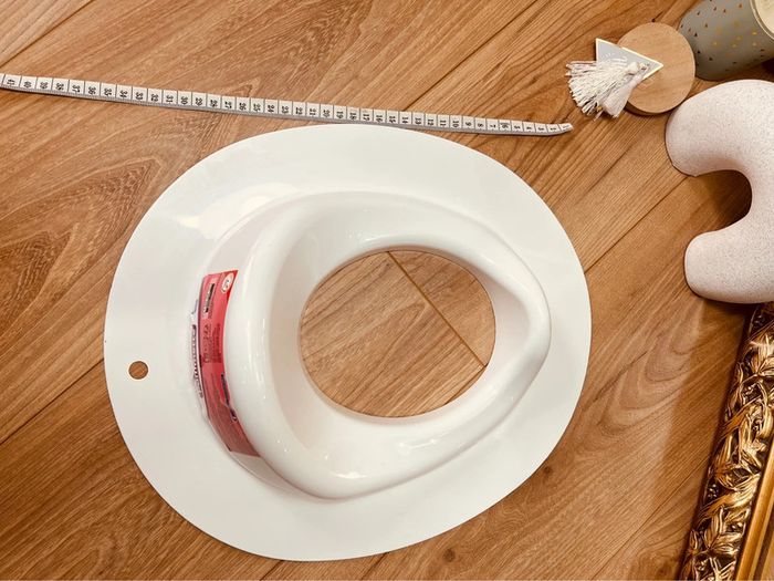 Réducteur de wc toilette pommette blanc 💙 - photo numéro 4