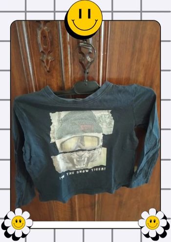 ⬛ T-shirt noir - ML - 6 ans - Kiabi ⬛