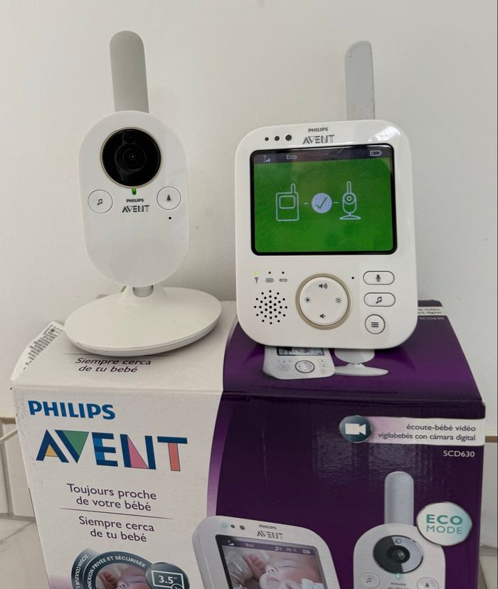 Babyphone écoute-bébé caméra Philips Avent SCD630. - photo numéro 5