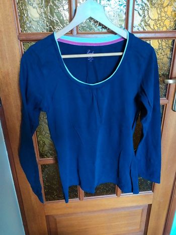 T-shirt Peacocks bleu marine