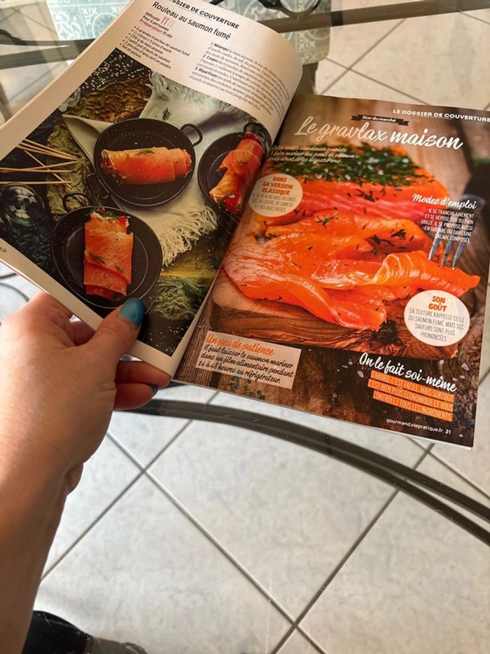 Livre de cuisine gourmand le saumon - photo numéro 2