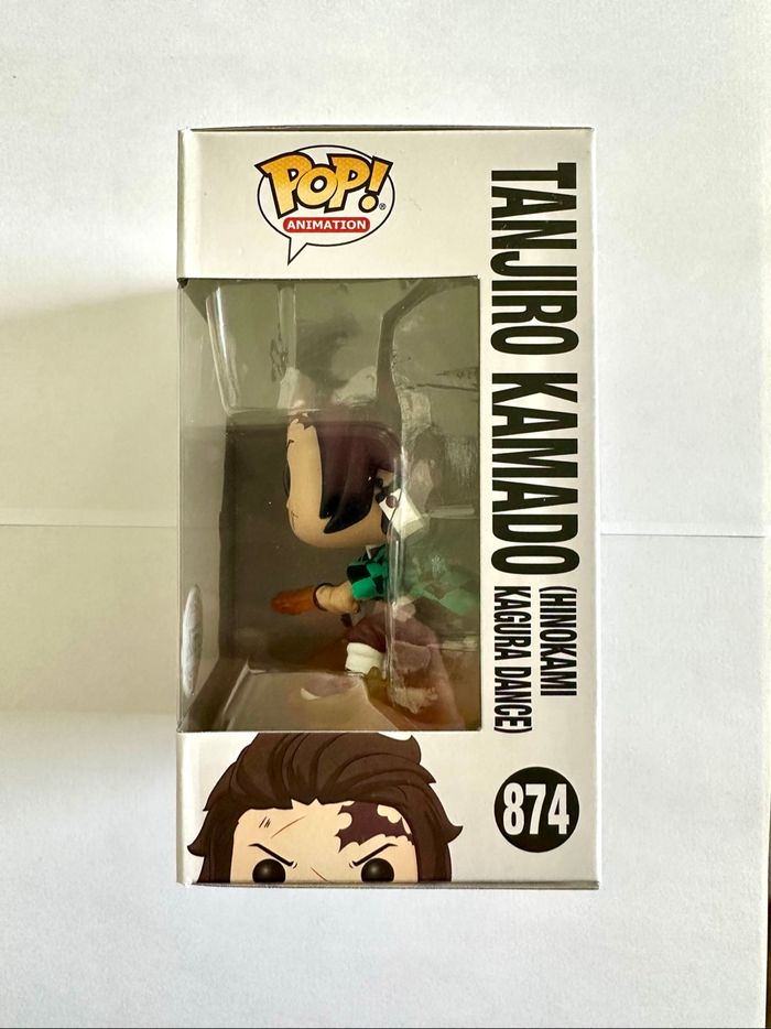 Figurine Funko Pop Tanjiro Kamado (Hinokami Kagura dance) numéro 874 Demon Slayer - photo numéro 2