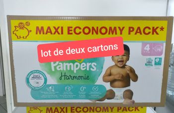 Couches pampers harmonie 4
