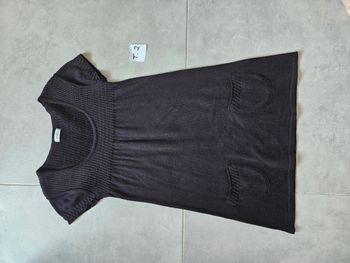 T-shirt pull noir femme taille 2