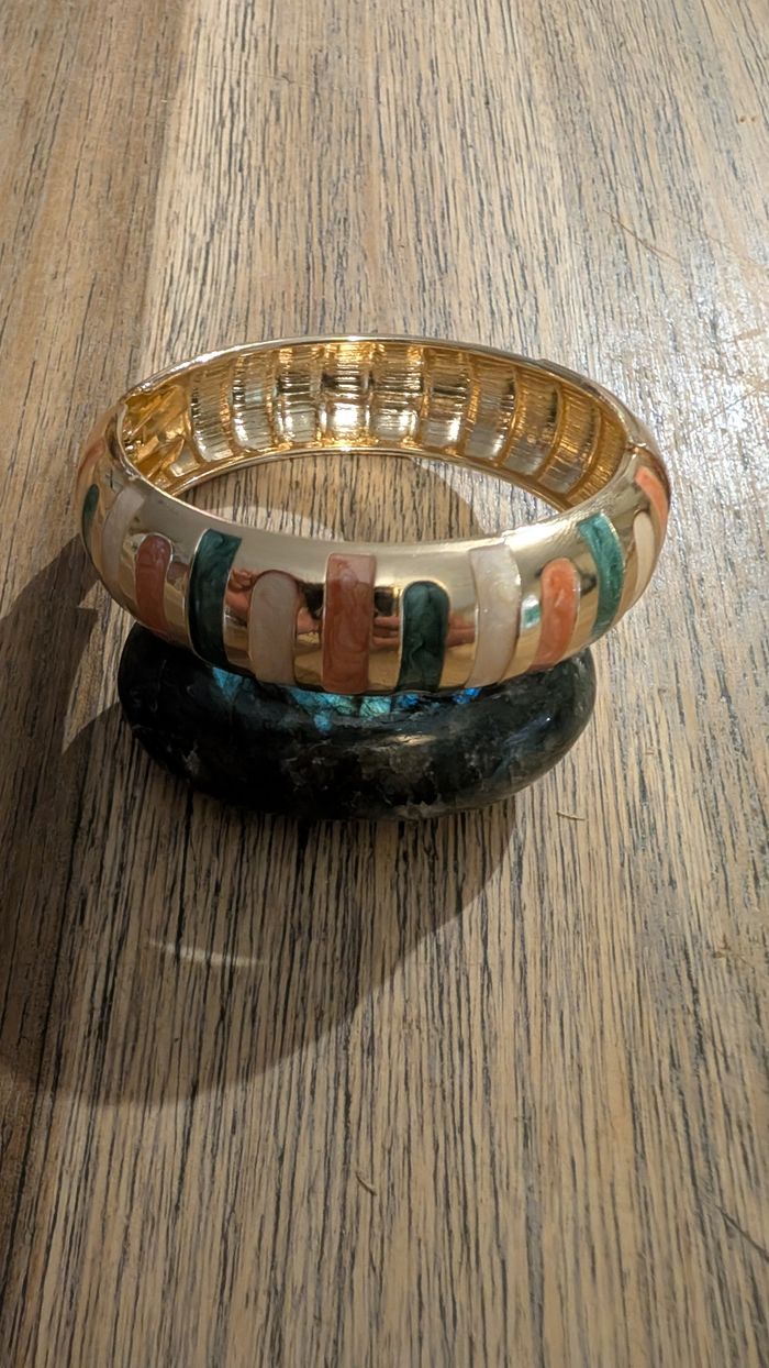 Bracelet métal doré - photo numéro 4