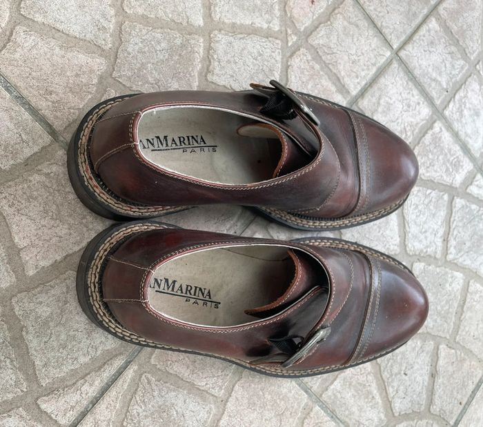 Mocassins cuir marron homme 42 San Marina - photo numéro 4