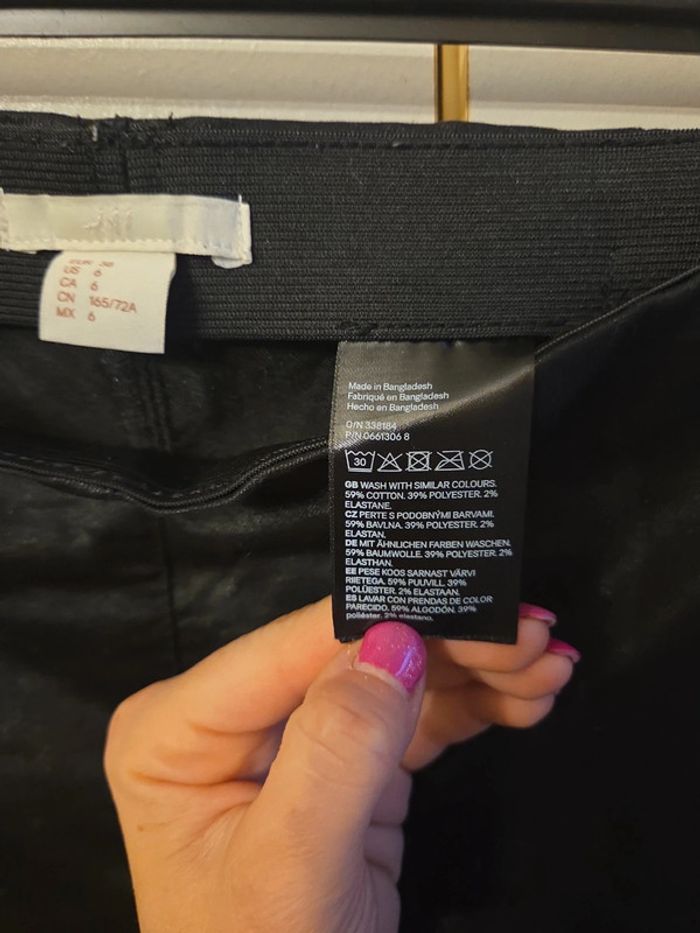 Pantalon style simili H&M taille 38 - photo numéro 4