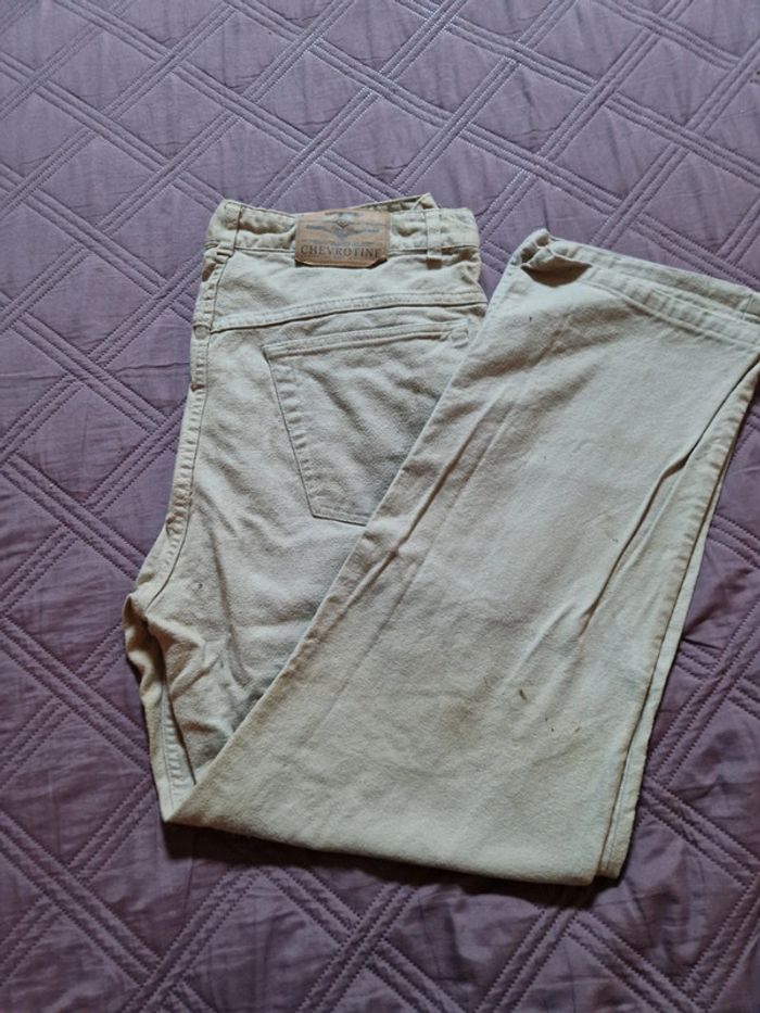 Pantalon chino pour homme taille 46