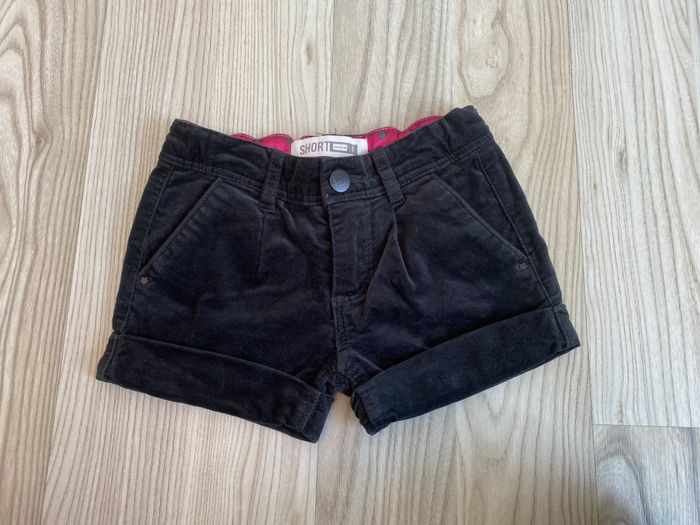 Short en velours 4 ans